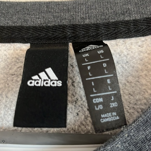 Adidas Men’s Sweat shirt Large - Picture 2 of 5